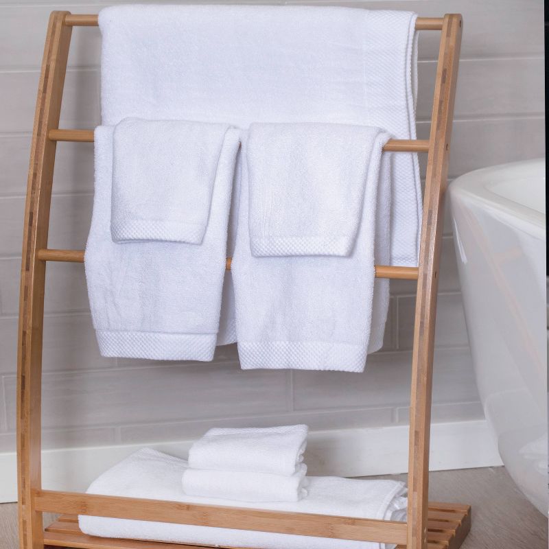 8pc Viscose from Bamboo Luxury Bath Towel Set - BedVoyage, 3 of 7