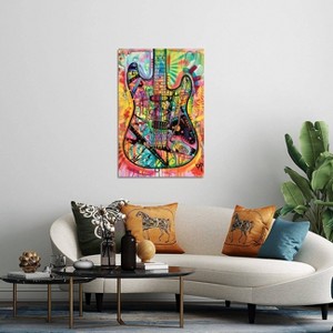 iCanvas Guitar by Dean Russo Canvas Print Wall Art - 1 of 3
