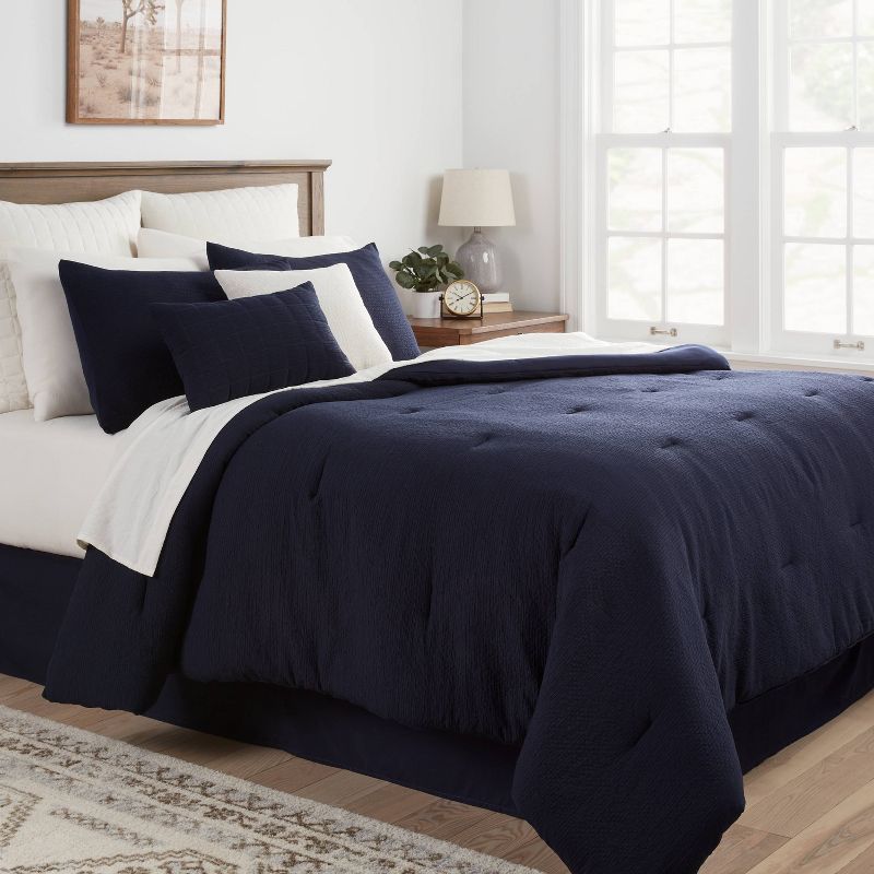 12pc Micro Texture Comforter & Sheet Bedding Set - Threshold™, 2 of 17