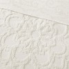 ChicFurnit Bedding Set Tufted Cotton Chenille Medallion Fringe Coverlet Set Elegant and Soft for Bedroom, Off-White, 18.11"*16.14"*3.94" - 2 of 4