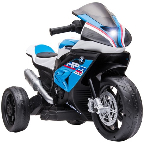 Aosom Licensed Bmw Hp4 Kids Electric Motorcycle Ride on Toy 3 wheels 6v Battery Powered Motorbike With Music For Girls Boy 18 60 Months Target