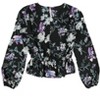 bar III Womens Glamour Floral Peplum Blouse - 2 of 2