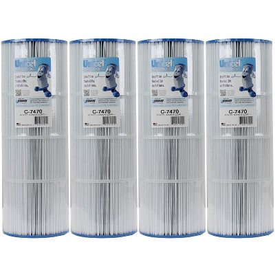 Unicel C-7470 80 Sq Ft Media Replacement Pool Filter Cartridge with 170 Pleats, Compatible with Pentair Pool Products, Pac Fab, & Waterway