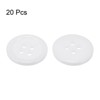 Unique Bargains Sewing Resin Round Flat 4-Hole Replacement Craft Buttons 20 Pcs - 3 of 4