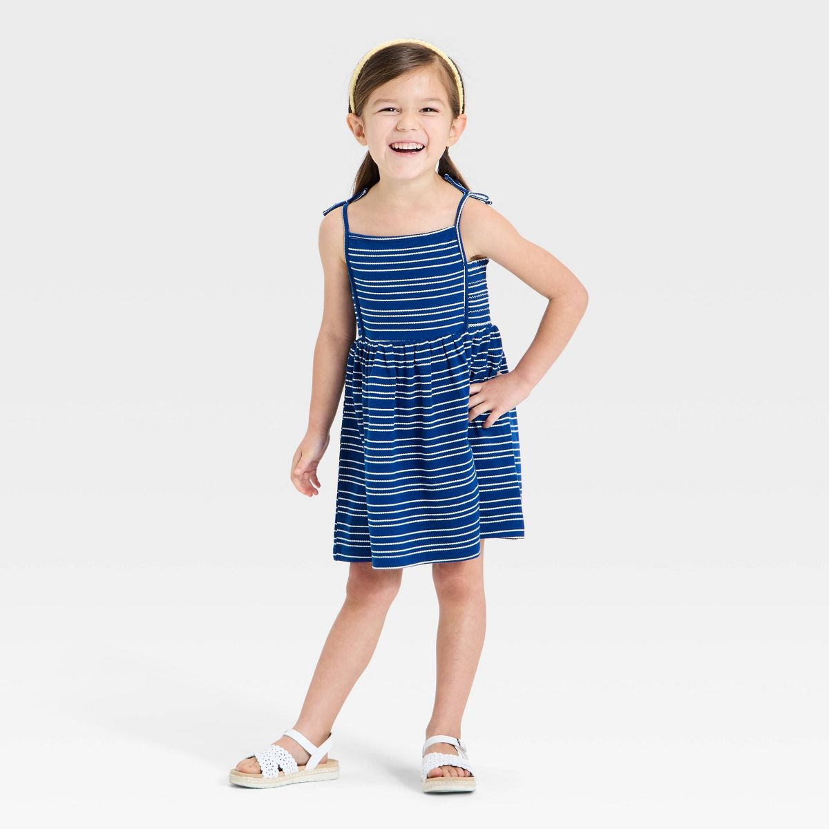 Toddler Girls' Striped Dress - Cat & Jack™ - thumbnail 6