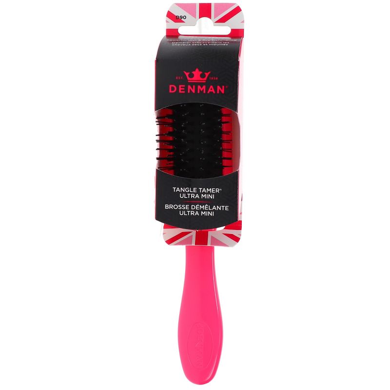 Denman Brush D90 Tangle Tamer Ultra Mini Pink, 5 of 7
