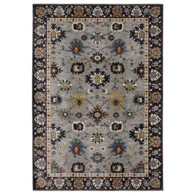 Oriental Weavers Eliana ELI08 Blue / Multi Indoor Area Rug - 6'7" x 9'6"