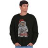 Christmas Santa Claus NASA Astronaut Sweatshirt for Men or Women Brisco Brands - 4 of 4
