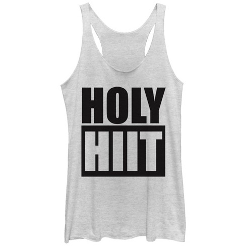 Women's Chin Up Holy Hiit Block Racerback Tank Top : Target