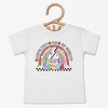 The Juniper Shop First Day First Grade Rainbow Toddler Short Sleeve Tee - 2 of 4