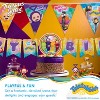 Treasures Gifted Teletubbies Pennant Banners - Pre-strung Triangle Pennant Banners - Teletubbies Birthday Party Decorations - 3 of 4