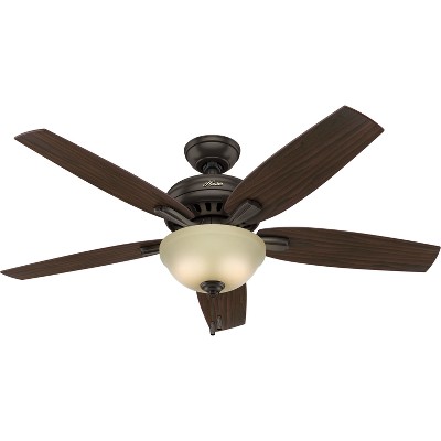 52" Newsome Glossy Ceiling Fan (Includes LED Light Bulb) - Hunter Fan
