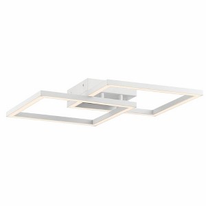 Access Lighting Squared 1 - Light Flush Mount in  White - 1 of 2