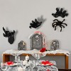 SEVOBAL Party Decorations Accessories 3Pcs Creepy Reaching Hands Wall Mounted Halloween Decoration Witch Devil Hand, Black, 2.55"*2.55"*8.66" - 2 of 4