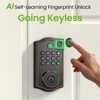 Itopfox Smart Deadbolt Lock for Front Door, Keyless Entry with Keypad, App Remote, Auto Lock, Easy Install, Fingerprint Door Lock for Home, Airbnb - 3 of 4