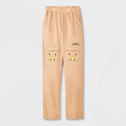 Boys Pokemon Adaptive Jogger Pants Mustard Yellow L Target