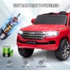 Kids Ride On Car, Licensed Toyota Land Cruiser with Remote Control, 12V7AH Battery Powered, 2 Motors, 3 Speeds, Music, Horn, LED Lights - 3 of 4