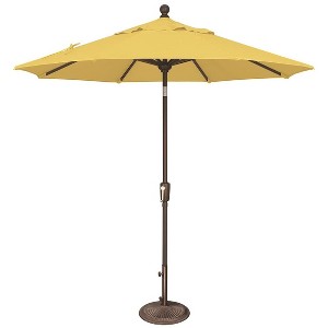 SimplyShade Catalina 90" Octagon Push Button Tilt Umbrella in Bronze/Lemon - 1 of 1