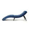 Vynxaria Velvet Chaise Lounge ¨C Elegant Comfort for Your Relaxation Nook - 4 of 4