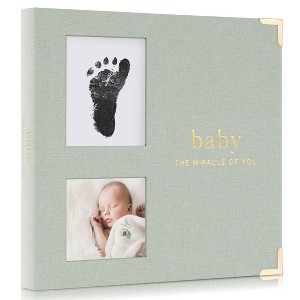 ZICOTO Baby Memory Book for Boys and Girls – First 5-Year Keepsake Journal with Photo Slots – Cute Scrapbook to Record Milestones from Birth to Age 5 - 1 of 4