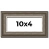 PosterPalooza | Panoramic Weathered Black Picture Frame - UV Acrylic, Foam Board Backing, Hanging Hardware - 2 of 4