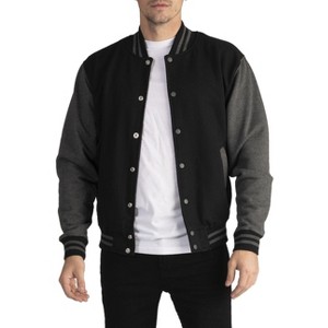Pro Club Men's Varsity Heavyweight Fleece Baseball Jacket - 1 of 4