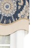 Wakeshire Glory All Season 3" Rod Pocket Valance 50" x 16" Indigo by RLF Home - 3 of 4