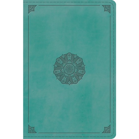 Esv Study Bible, Personal Size (trutone, Turquoise, Emblem Design ...