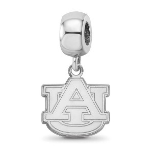 Black Bow Jewelry Sterling Silver Auburn Tigers NCAA Bead Charm - 1 of 4