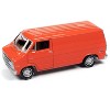 1976 Dodge Tradesman Van Custom Red-Orange Limited Edition to 9718 pieces Worldwide 1/64 Diecast Model Car by Johnny Lightning - 2 of 3