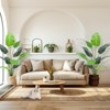 Artificial Bird of Paradise Plant 4-5FT Fake Palm Tree Modern Decor Faux Plants Perfect Housewarming Gift with 8 Trunks Faux Leaves - 3 of 4