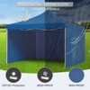 Pop Up Canopy Tent, Commercial Instant Shade Canopy Removable Sidewalls and Roller Bag, Outdoor Portable Shelter for Events, Parties, Camping - 2 of 4