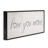 Stupell Industries Love You More Heart Icon, 30" x 13" - 3 of 4