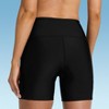Lands' End Women's UPF 50 Swim Bike Shorts - Black - 2 of 4