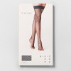 Women's Triple Bias Plaid Thigh Highs - A New Day™ Black : Target