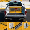 Black/Yellow/Green Steel Truck Bed Tool Box, Trailer Tongue Box, Truck Storage Organizer Tool Chest For Truck Bed, RV, Trailer - 3 of 4