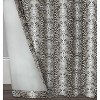 Kate Aurora Safari Living 2 Piece Python Room Darkening Grommet Top Curtain Panels - 4 of 4