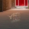 Northlight Lighted Feeding Reindeer Outdoor Christmas Decoration - 25" - Clear Lights - 2 of 4