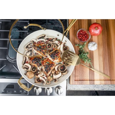 Gotham Steel Cream Nonstick Ceramic Pan - Thumbnail 5
