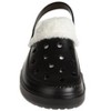 FOAMWALK Women's Comfortable Furry Solid and Bubble Heel Platform Clogs with Faux Fur Lining - Fur Lined Clogs for Women - 4 of 4