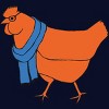 Junior's Design By Humans The Hipster Chicken By TabithaDesigns T-Shirt - 2 of 3