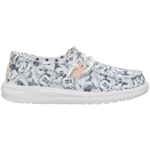 HEYDUDE Girl Disney Minnie Mouse Print Wendy Youth , Grey/White