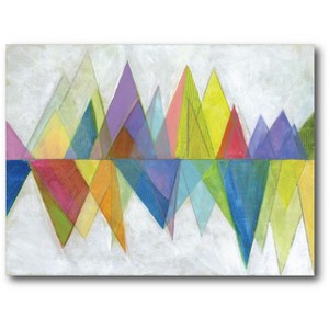 Courtside Market Contemporary Landscape Gallery-Wrapped Canvas - 1 of 4