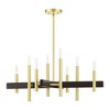 Livex Lighting Denmark 8 - Light Chandelier in  Satin Brass - 2 of 2