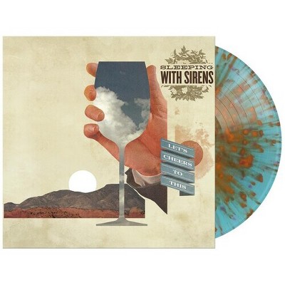 Sleeping with Sirens - Let's Cheers To This (Colored Vinyl Blue Orange Splatter)