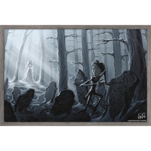 Trends International Tim Burton's The Corpse Bride - Victor In The Woods Framed Wall Poster Prints - 1 of 4