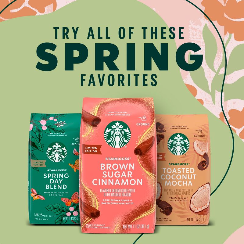 Starbucks Medium Roast Ground Coffee &#8212; Spring Day Blend &#8212; 100% Arabica &#8212; 1 bag (10 oz), 6 of 9