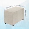 Unique Bargains Polyester Rectangular Stretchy Elastic Stool Cover - 2 of 4