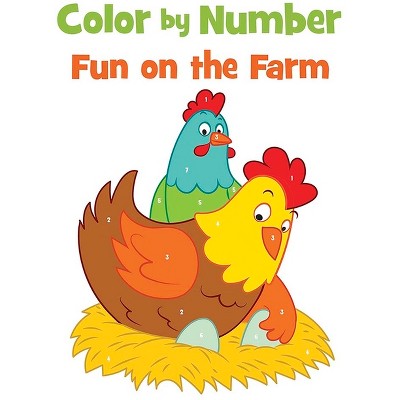 Color By Number For Kids Ages 4-8 - By Nikolas Parker (paperback) : Target