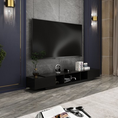 Famapy TV Stand with Storage Drawers and Shelves